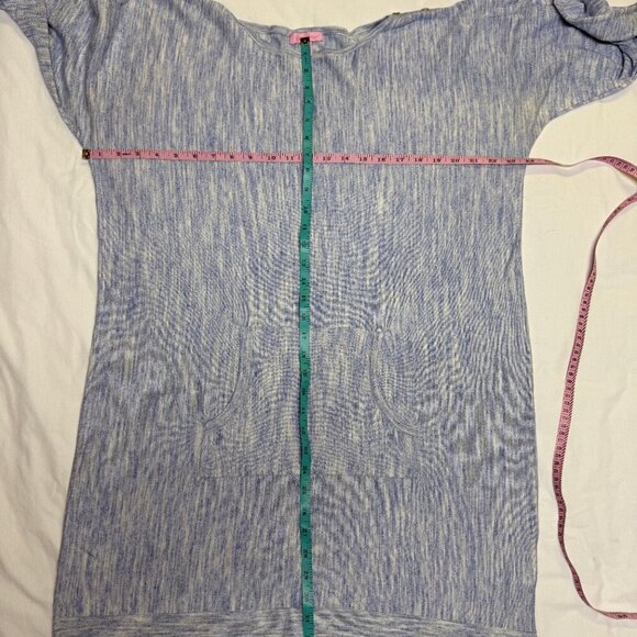 Lilly Pulitzer Jupiter Sweater Dress XL Blue Heather Boatneck EUC - Picture 10 of 12